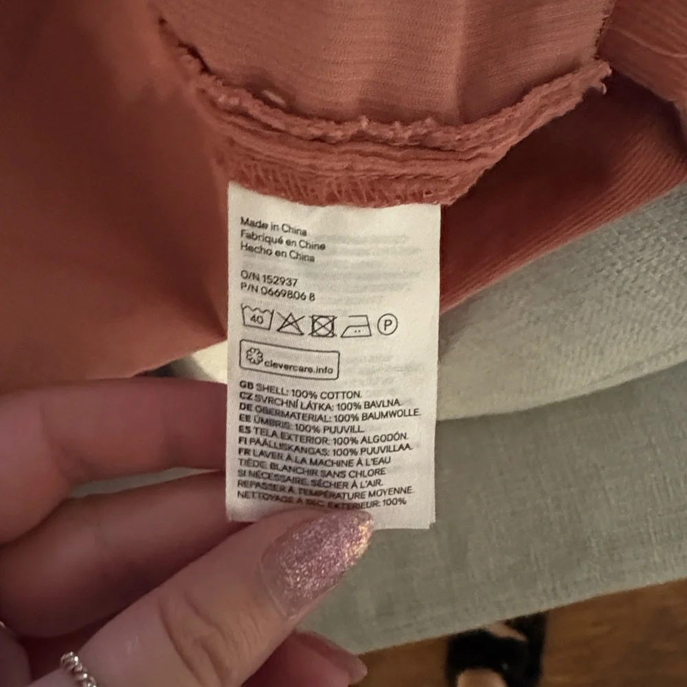 H&M Coral Jacket with Floral Embroidery